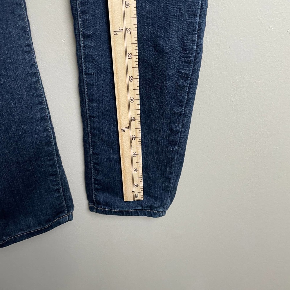 Paige Dark Wash Denim Light Weight 5 Pocket Skinny Jeans 26 - Picture 10 of 14